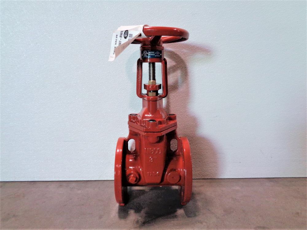 Nibco 3" 300# Ductile Iron Gate Valve F-607-RWS